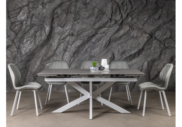 Керамічний стіл Тіціано TML-1150 делікато грей+білий - Фото №2