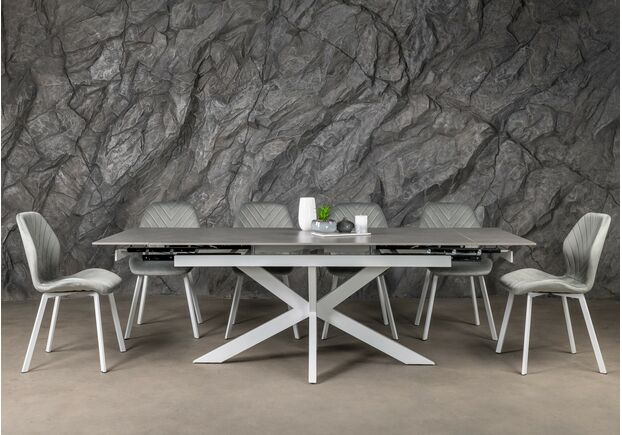 Керамічний стіл Тіціано TML-1150 делікато грей+білий - Фото №2