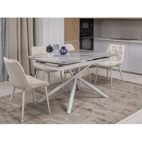 Керамический стол Пино TML-1200-1 айсберг+белый - Фото №6