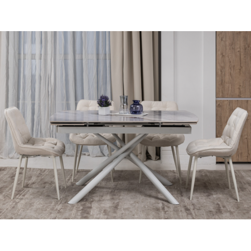 Керамический стол Пино TML-1200-1 айсберг+белый - Фото №7