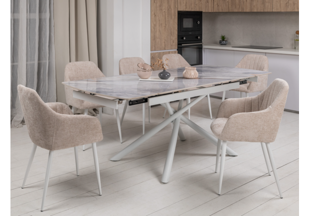 Керамический стол Пино TML-1200-1 айсберг+белый - Фото №2