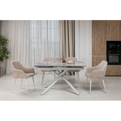 Керамический стол Пино TML-1200-1 айсберг+белый - Фото №12