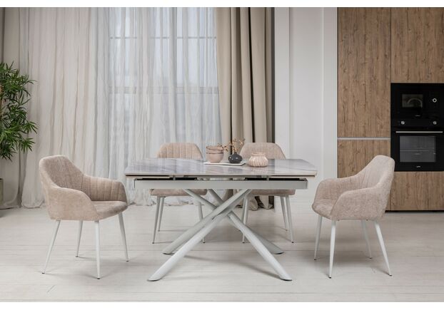 Керамический стол Пино TML-1200-1 айсберг+белый - Фото №2