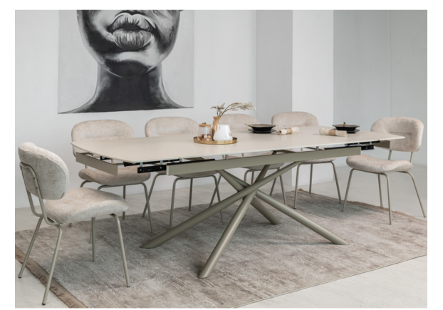 Фото №2. Керамический стол Пино TML-1200 венеция деликато+капучино - Meblistico Керамический стол Пино TML-1200 венеция деликато+капучино - Фото №2