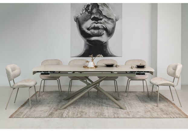 Фото №2. Керамический стол Пино TML-1200 венеция деликато+капучино - Meblistico Керамический стол Пино TML-1200 венеция деликато+капучино - Фото №2