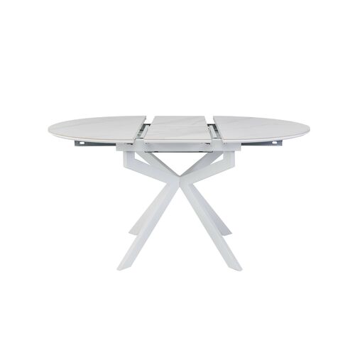 Керамический стол Офелия TML-1250 калакатта кристалл+белый - Фото №2