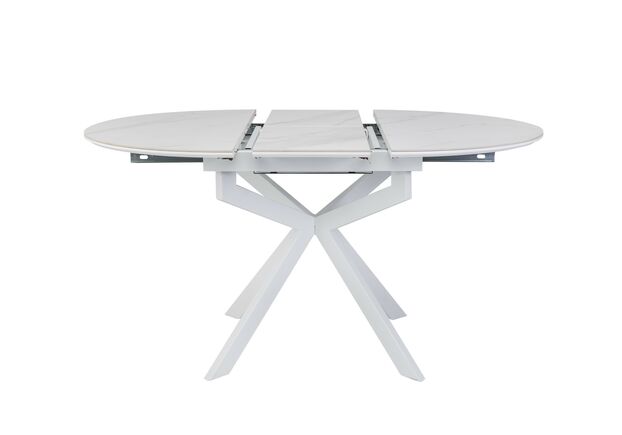 Керамический стол Офелия TML-1250 калакатта кристалл+белый - Фото №2