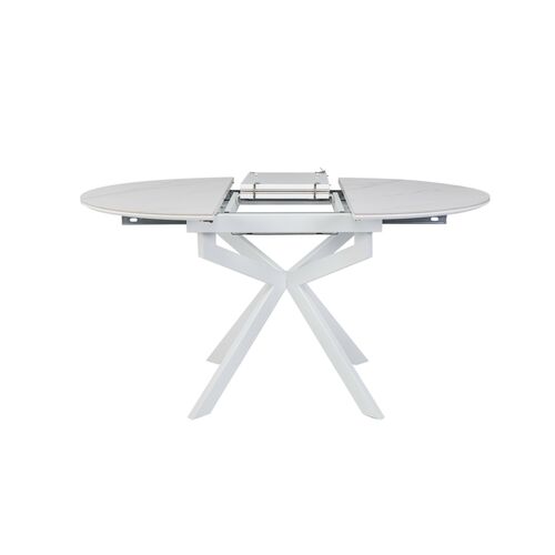 Керамический стол Офелия TML-1250 калакатта кристалл+белый - Фото №3