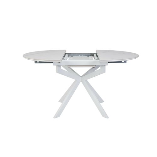 Керамический стол Офелия TML-1250 калакатта кристалл+белый - Фото №4