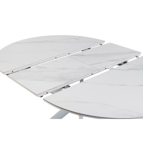 Керамический стол Офелия TML-1250 калакатта кристалл+белый - Фото №11