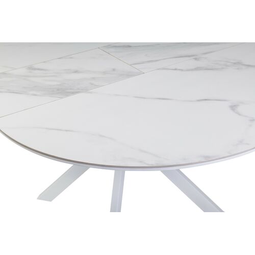 Керамический стол Офелия TML-1250 калакатта кристалл+белый - Фото №12