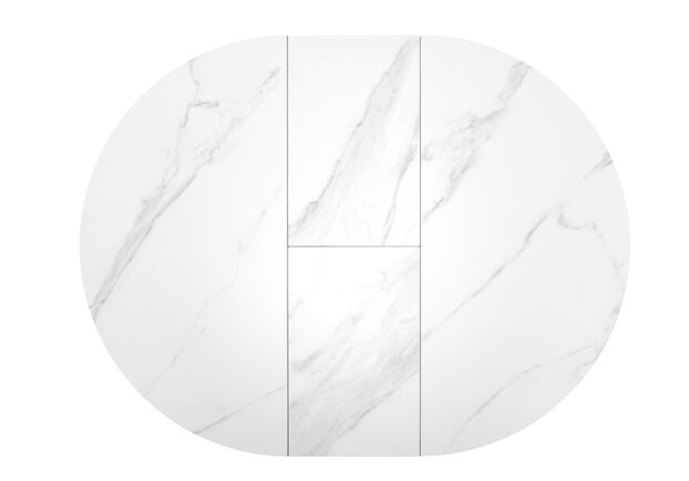 Керамический стол Офелия TML-1250 калакатта кристалл+белый - Фото №2