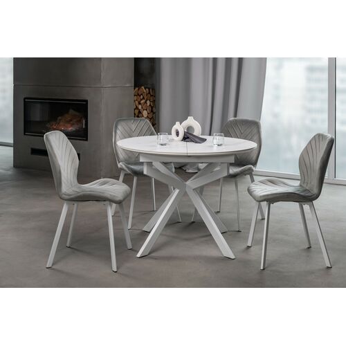 Керамический стол Офелия TML-1250 калакатта кристалл+белый - Фото №22