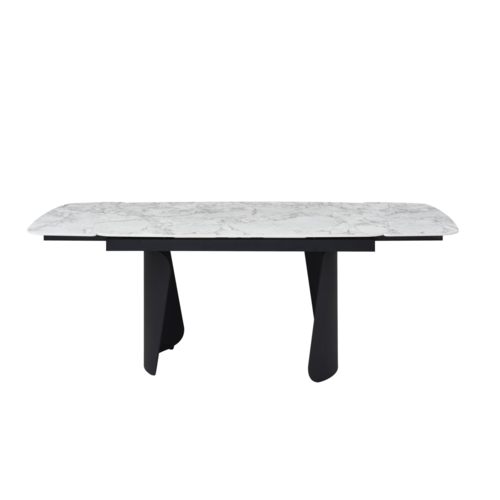 Керамічний стіл Нардо TML-1270 клауді грей+чорний - Фото №4