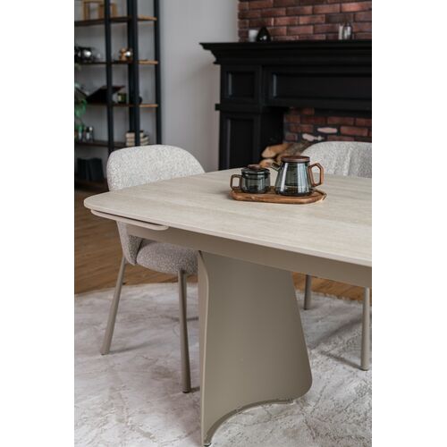 Керамічний стіл Нардо TML-1270 крема марфіль+бежевий - Фото №17