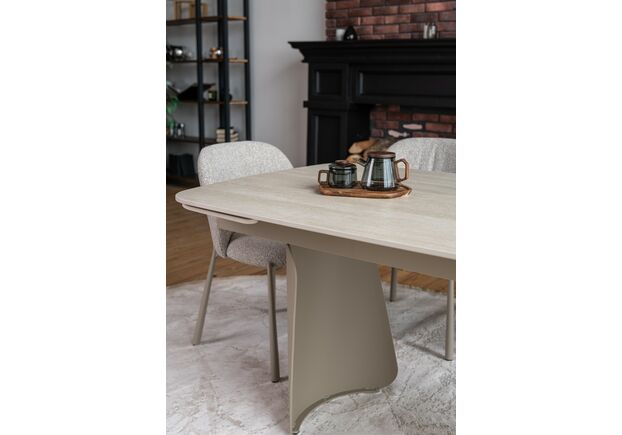 Керамічний стіл Нардо TML-1270 крема марфіль+бежевий - Фото №2