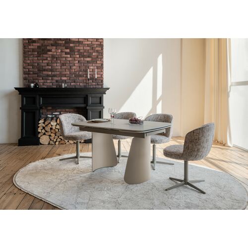 Керамічний стіл Нардо TML-1270 крема марфіль+бежевий - Фото №6