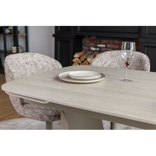 Керамічний стіл Нардо TML-1270 крема марфіль+бежевий - Фото №9