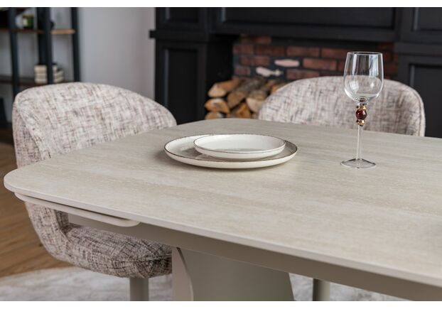 Керамічний стіл Нардо TML-1270 крема марфіль+бежевий - Фото №2