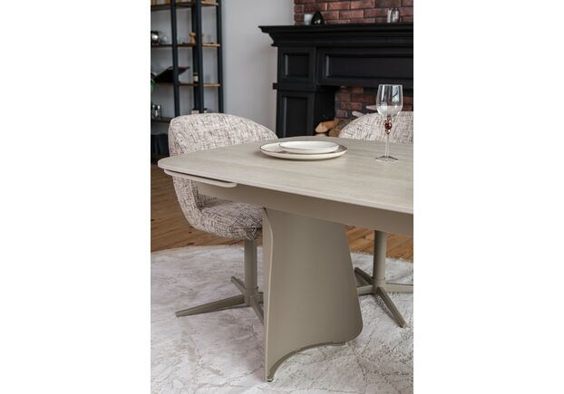 Керамічний стіл Нардо TML-1270 крема марфіль+бежевий - Фото №2