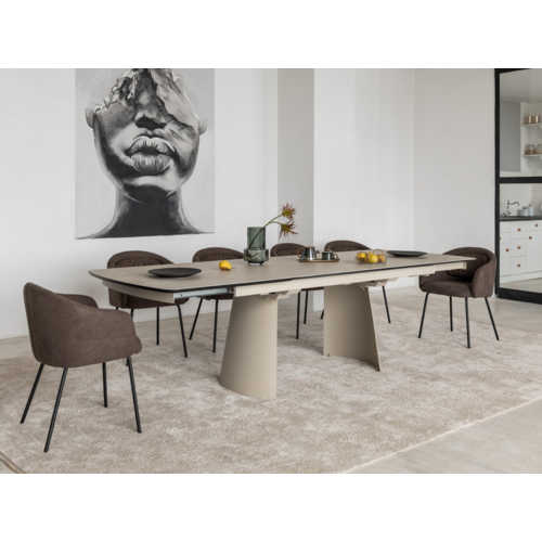 Керамический стол Вольтерра TML-1305 деликато беж+бежевый - Фото №3