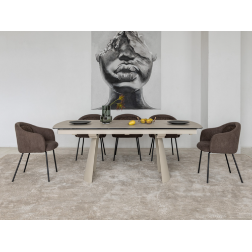 Керамический стол Вольтерра TML-1305 деликато беж+бежевый - Фото №14