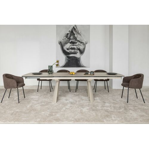 Керамический стол Вольтерра TML-1305 деликато беж+бежевый - Фото №15