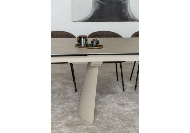 Керамический стол Вольтерра TML-1305 деликато беж+бежевый - Фото №2