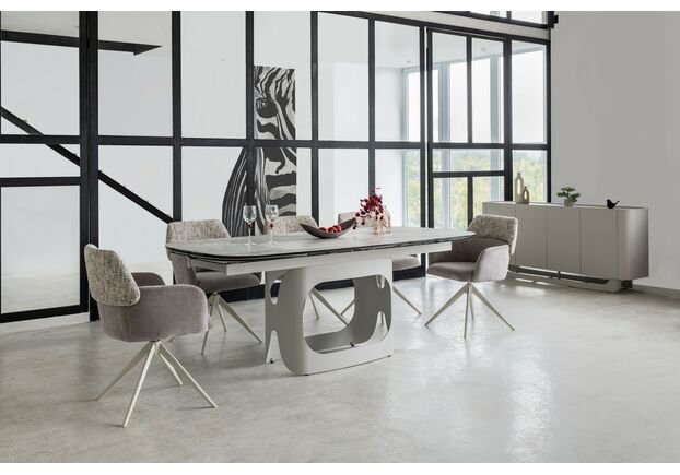 Керамический стол Арно TML-1310 силвер ривер+айвори - Фото №2