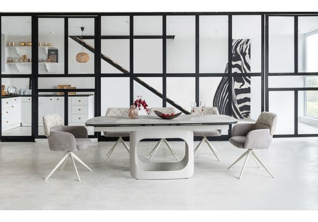 Керамический стол Арно TML-1310 силвер ривер+айвори - Фото №2