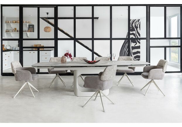 Керамический стол Арно TML-1310 силвер ривер+айвори - Фото №2