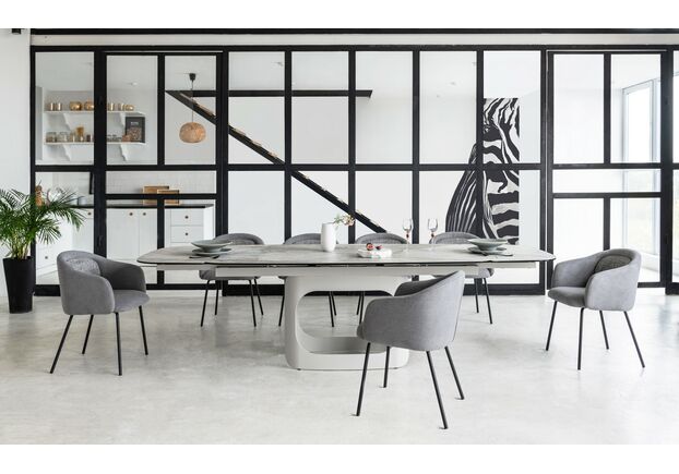 Керамический стол Арно TML-1310 силвер ривер+айвори - Фото №2