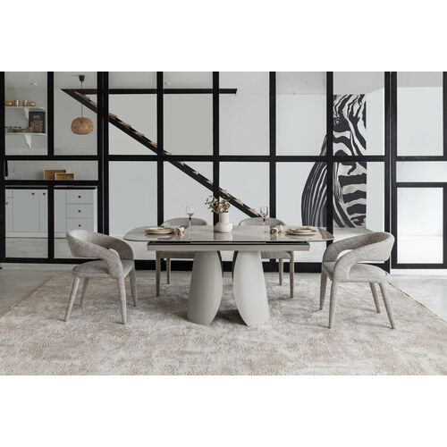 Керамический стол Лунарио TML-1320 айвори оникс+айвори - Фото №21