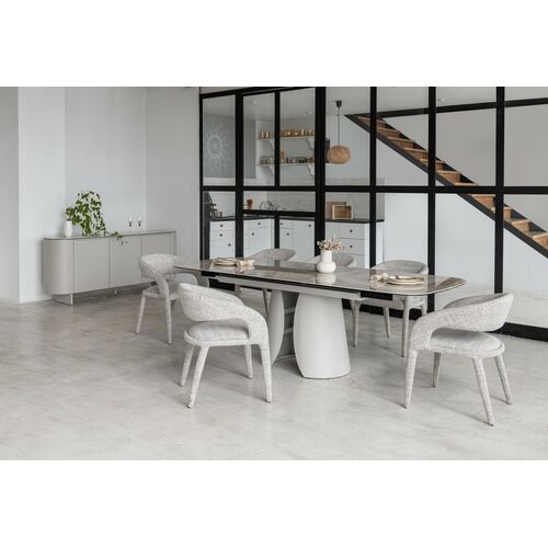 Керамический стол Лунарио TML-1320 айвори оникс+айвори - Фото №23