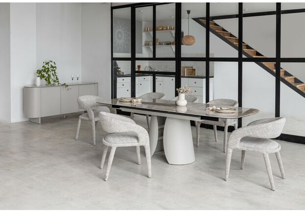 Керамический стол Лунарио TML-1320 айвори оникс+айвори - Фото №2