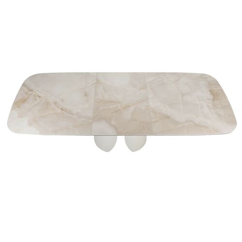 Керамический стол Лунарио TML-1320 айвори оникс+айвори - Фото №11