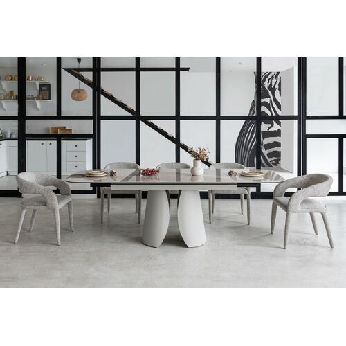 Керамический стол Лунарио TML-1320 айвори оникс+айвори - Фото №18