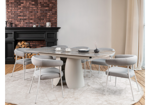 Керамічний стіл Лунаріо TML-1321 лафаєт+айворі - Фото №2