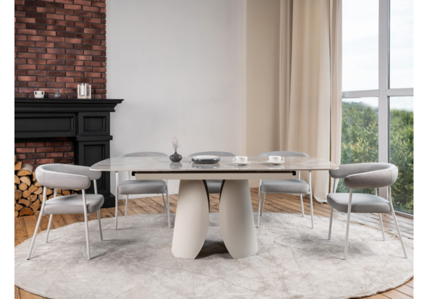 Керамічний стіл Лунаріо TML-1321 лафаєт+айворі - Фото №2