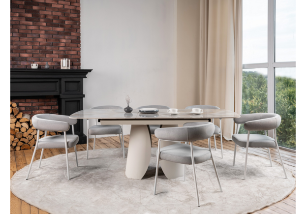 Керамічний стіл Лунаріо TML-1321 лафаєт+айворі - Фото №2