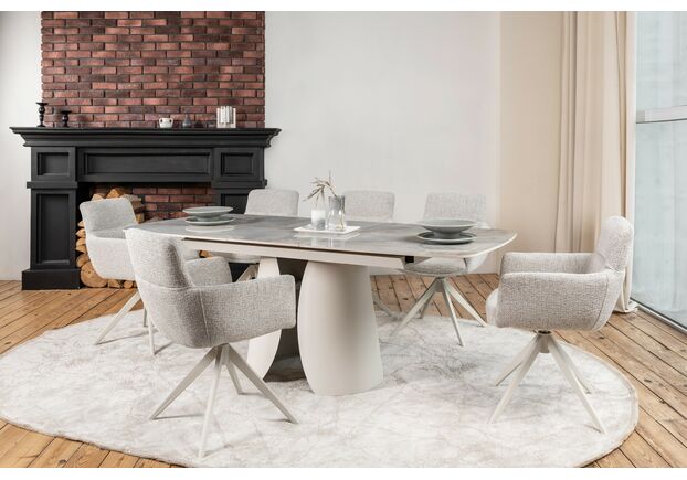 Керамічний стіл Лунаріо TML-1321 лафаєт+айворі - Фото №2