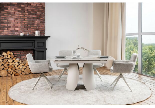 Керамічний стіл Лунаріо TML-1321 лафаєт+айворі - Фото №2