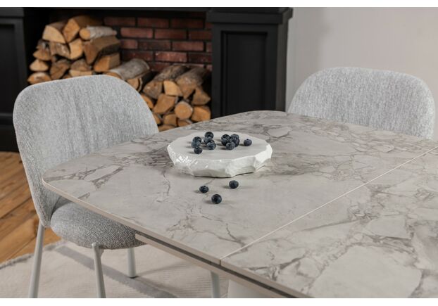 Керамічний стіл Лунаріо TML-1322 клауді грей+айворі - Фото №2