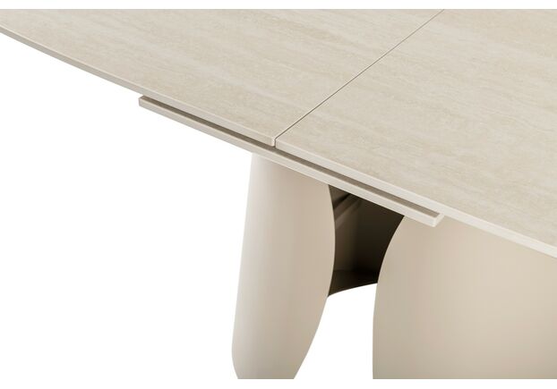 Фото №2. Керамічний стіл Лунаріо TML-1322 крема марфіль+капучино - Meblistico Керамічний стіл Лунаріо TML-1322 крема марфіль+капучино - Фото №2