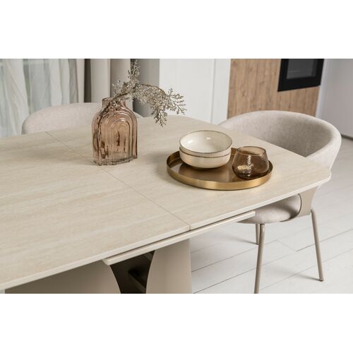 Керамічний стіл Лунаріо TML-1322 крема марфіль+капучино - Фото №16