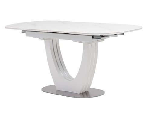 Керамический стол TML-866 белый мрамор - Фото №1