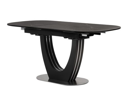 Керамический стол TML-866 неро маркина/черный - Фото №1