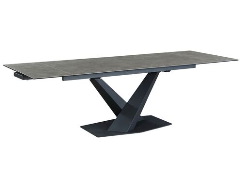 Керамічний стіл TML-897 гриджіо латте+чорний - Фото №1