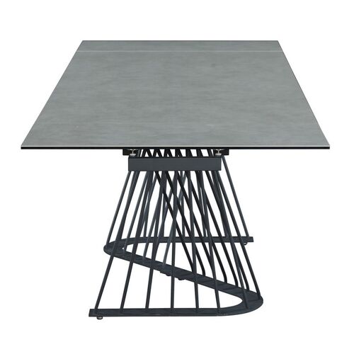 Керамічний стіл TML-900 алівері грей+чорний - Фото №4