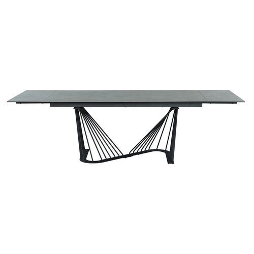 Керамічний стіл TML-900 алівері грей+чорний - Фото №5